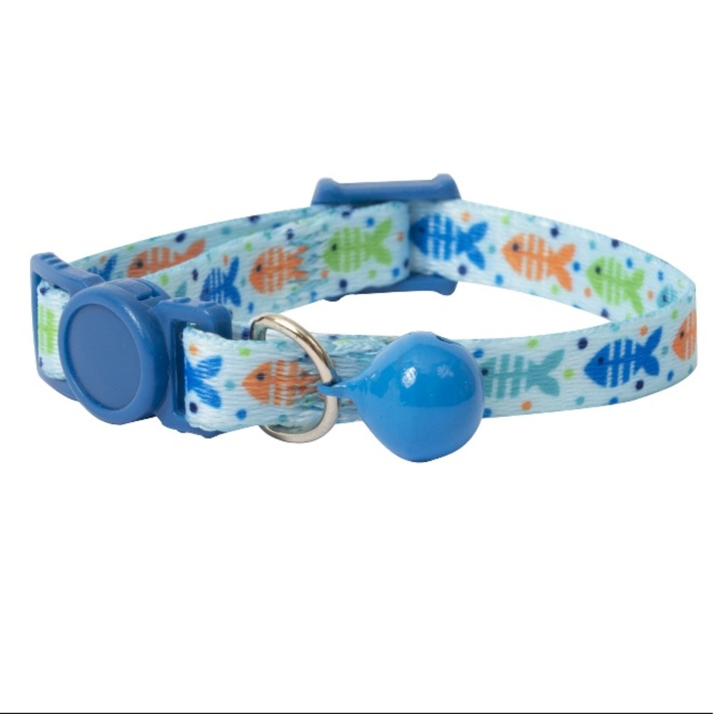 ❤️‍🔥10/$30❤️‍🔥Vibrant Life Fish Break Away Kitten Collar